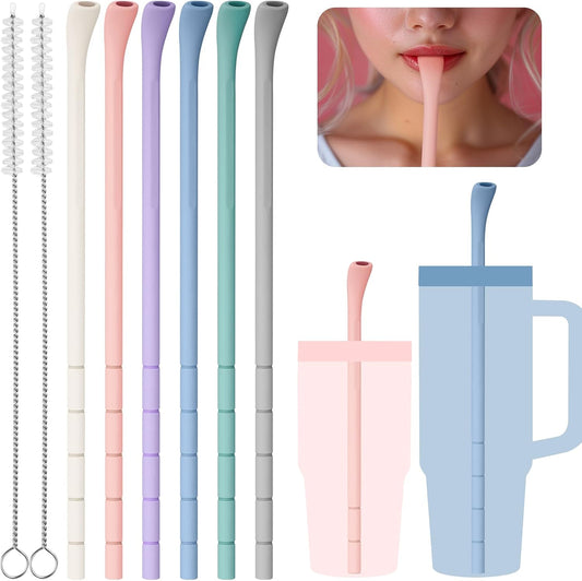 SmoothSip Silicone Straws